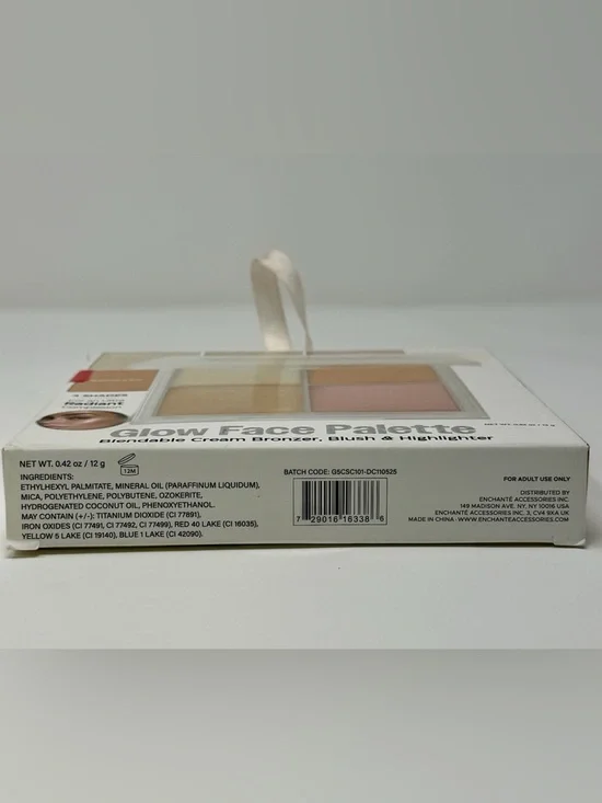 Glow Face Palette - Bronzer, Blush, Highlighter - NIB - Picture 4 of 4